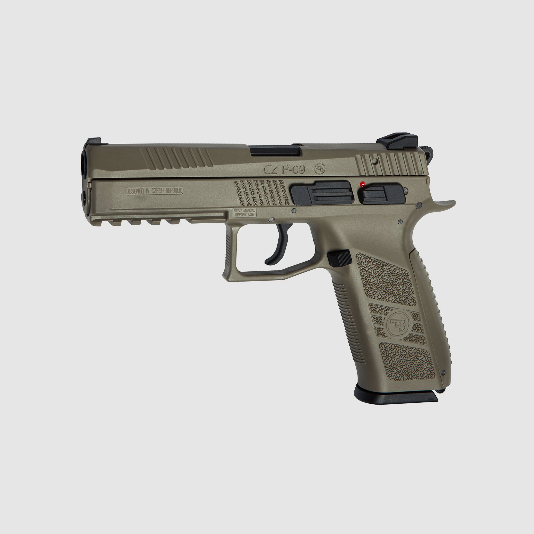 CZ 75 P-09 Plastic Tan 6mm - Airsoft Gas BlowBack