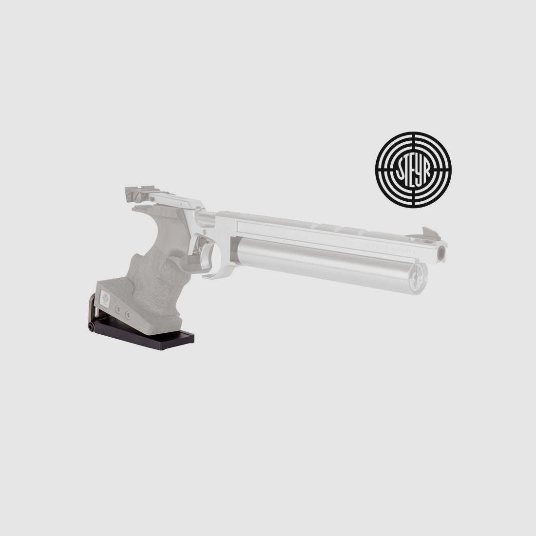 STEYR Auflageplatte fĂĽr Steyr Luftpistolen und andere Luftpistolen mit Holzgriff