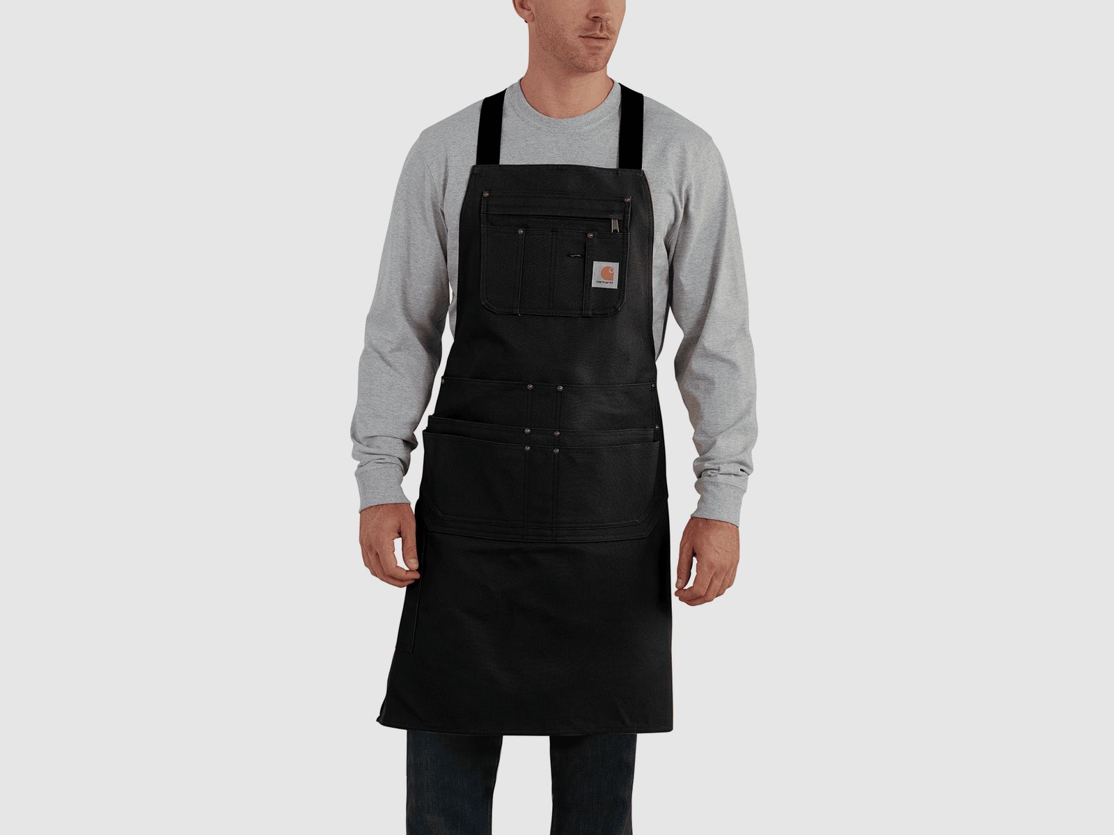 Carhartt Firm Duck Grembiule Uomo Nero