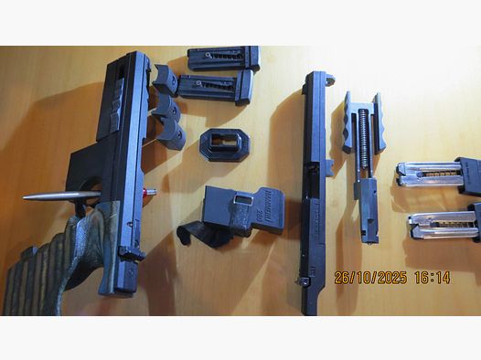 Hämmerli 280 - Pistola sportiva cal. 22 l.r. con sistema di cambio 32 S&W long.