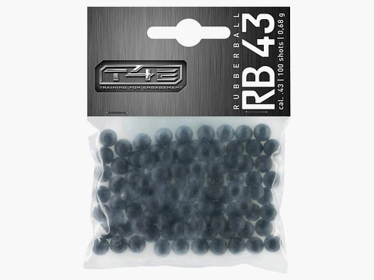 T4E T4E Rubberballs Performance RUB 43 .43 100 pièces