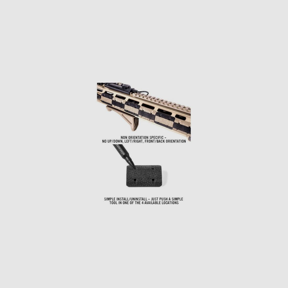 MAGPUL - M-Lok T2 Schienenabdeckung grün, Bild 2 von 4