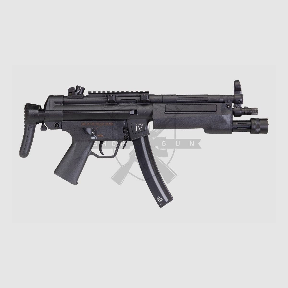 SECUTOR VIRTUS IV M5A3 'Upgraded Oldschool' max. 0,5J AEG, Lampendummy-Handguard