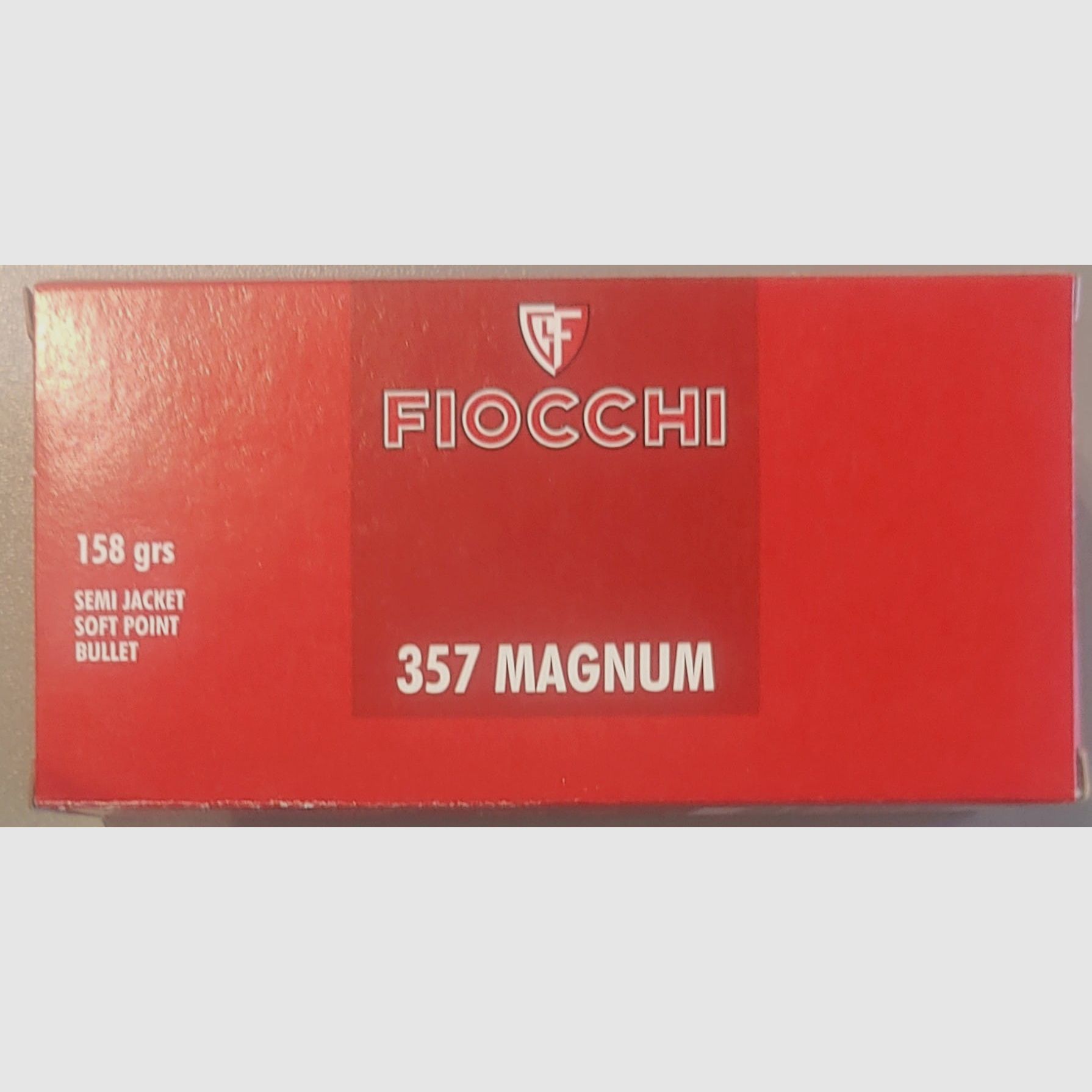 Munizioni FIOCCHI cal. .357 Magnum SJSP, 158 gr, confezione da 50 pezzi
