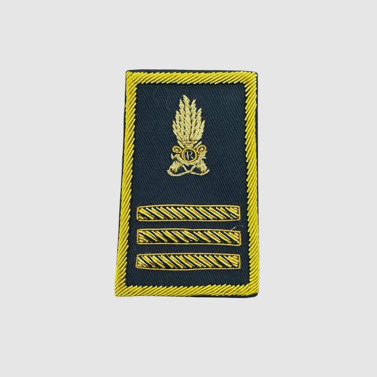 GUARDIA DI FINANZA – Bestickte Tubolari Maresciallo Capo aus Kanottiglia (Paar)