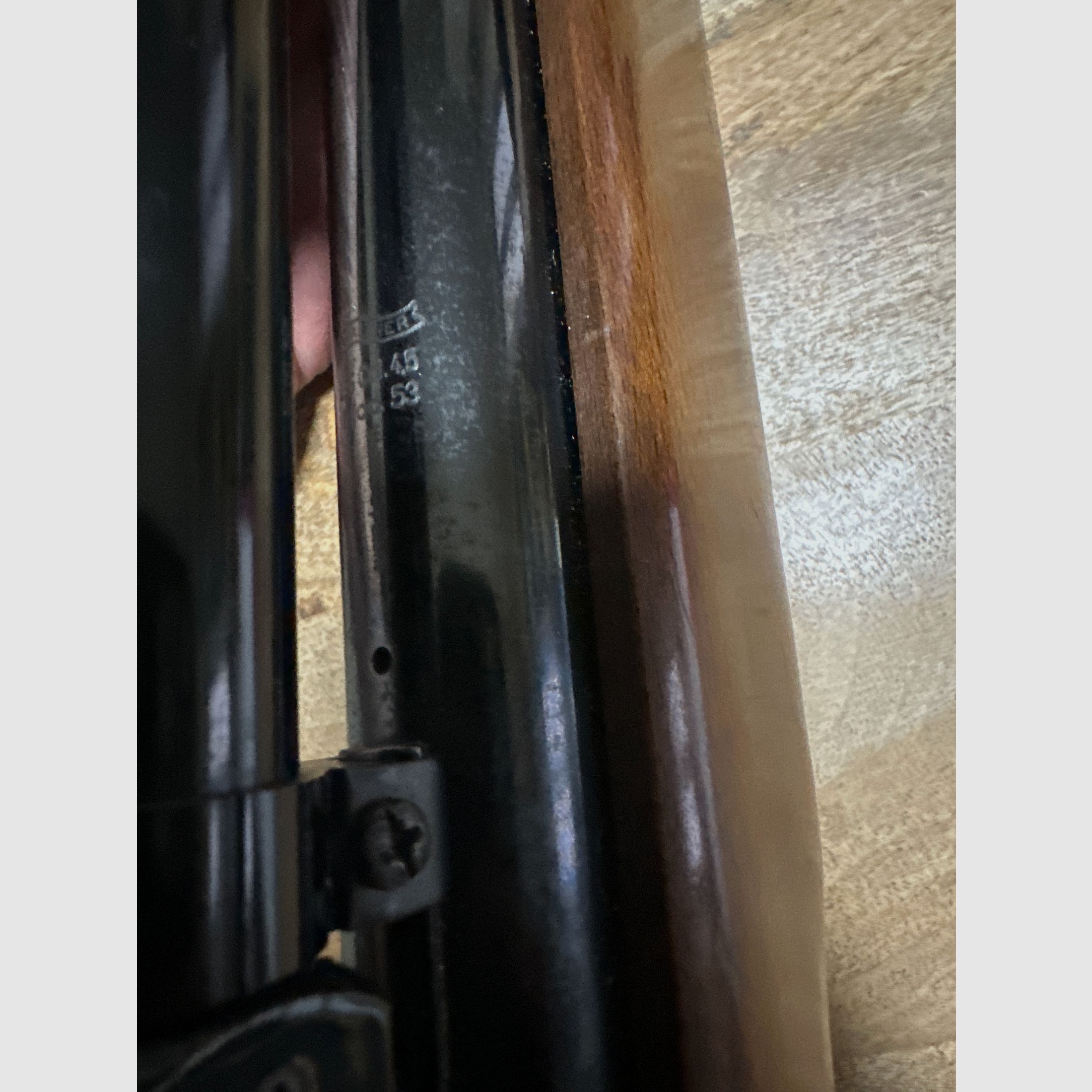 Walther Luftgewehr LG 53 cal.4,5 mm ohne F Kennzeichen da vor 1970 hergestellt 