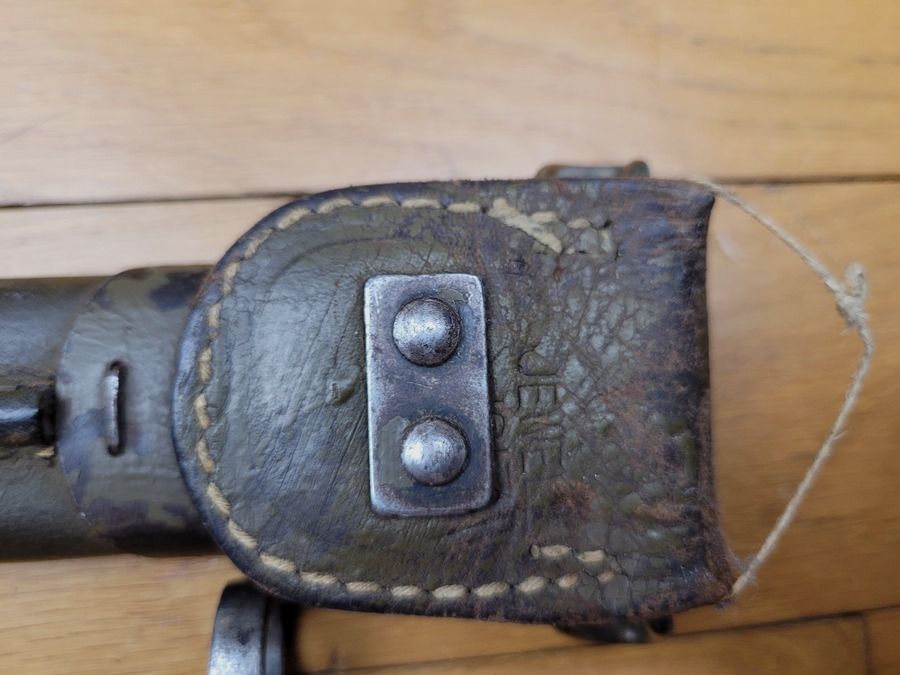 Schöne US17 Bajonett – Remington-Fertigung von 1917 – seltenes US-Futteral 1. Typ – Adlerkopf + Granate – TBE+, Bild 8 von 15