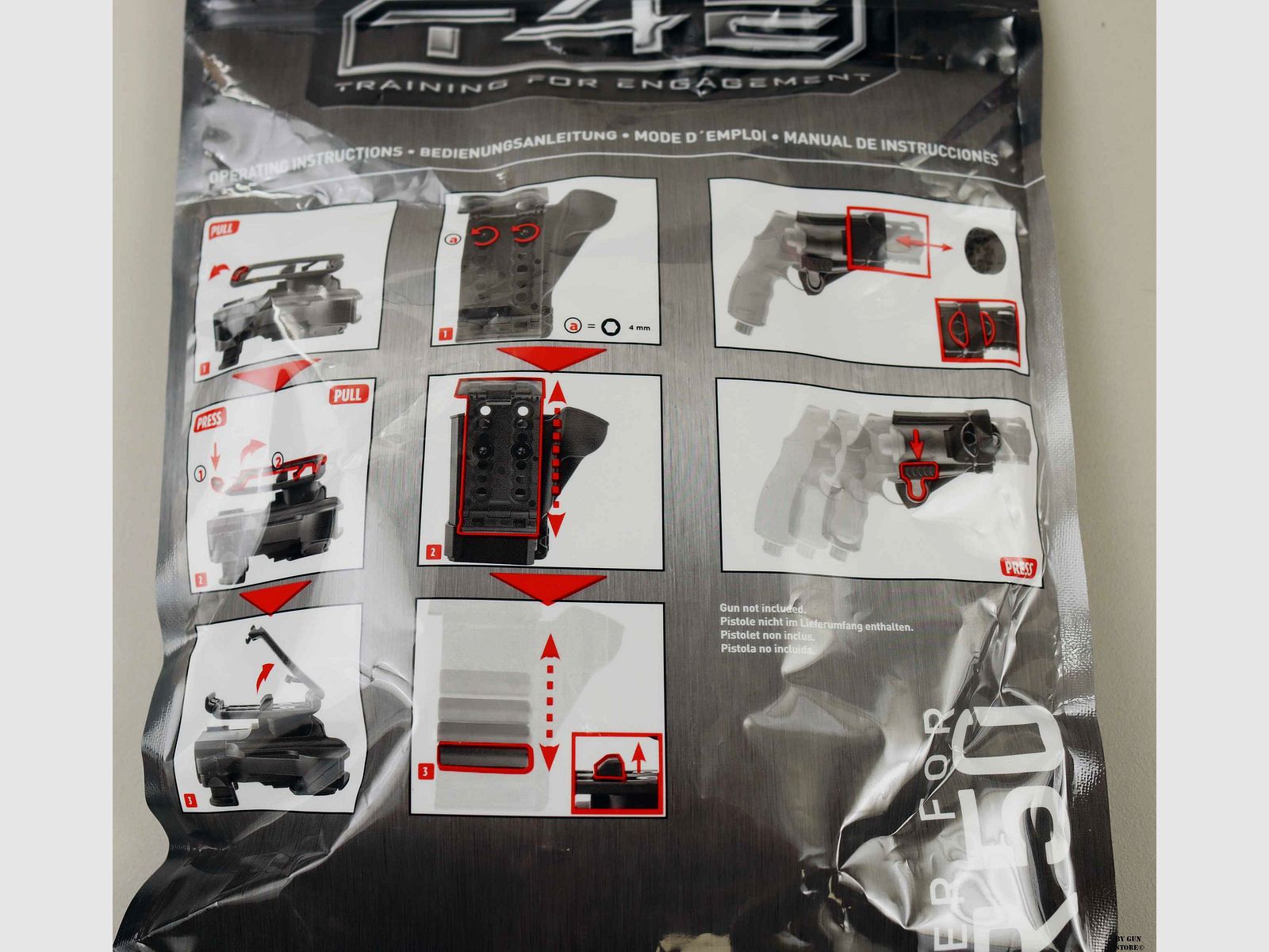 Harde polymeerholster voor T4E HDR 50, afbeelding 3 van 3