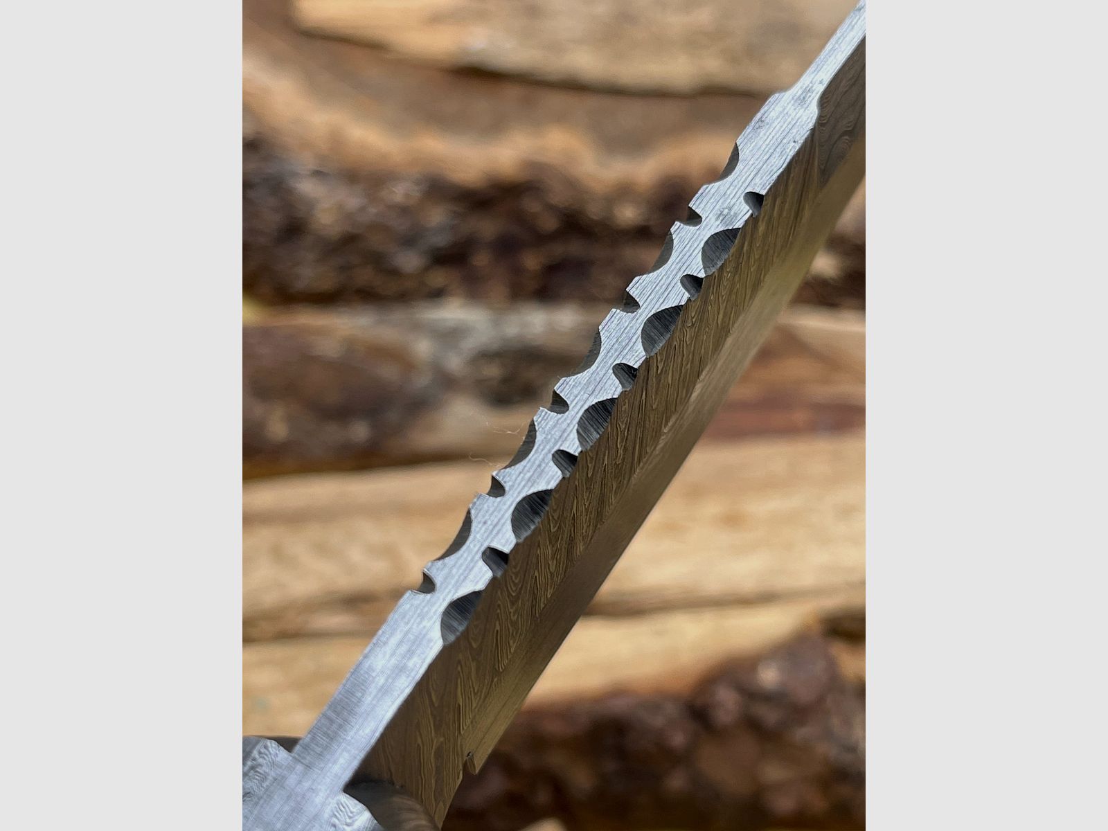 Jagdmesser Damaststahl 