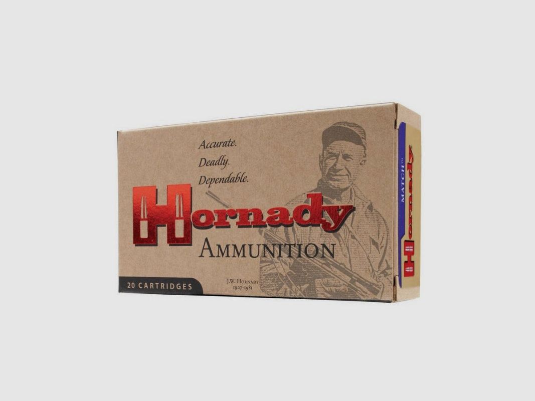 BOX MIT 20 PATRONEN HORNADY 308WIN 178 GRS BTHP