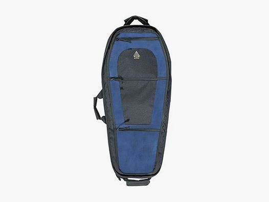 UTG Alpha Battle Carrier Sling Pack 30" Multi-Waffentasche, schwarz/blau