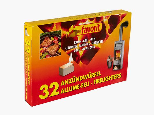 Accenditore per grill e camino, cubetti accenditori 32 pezzi