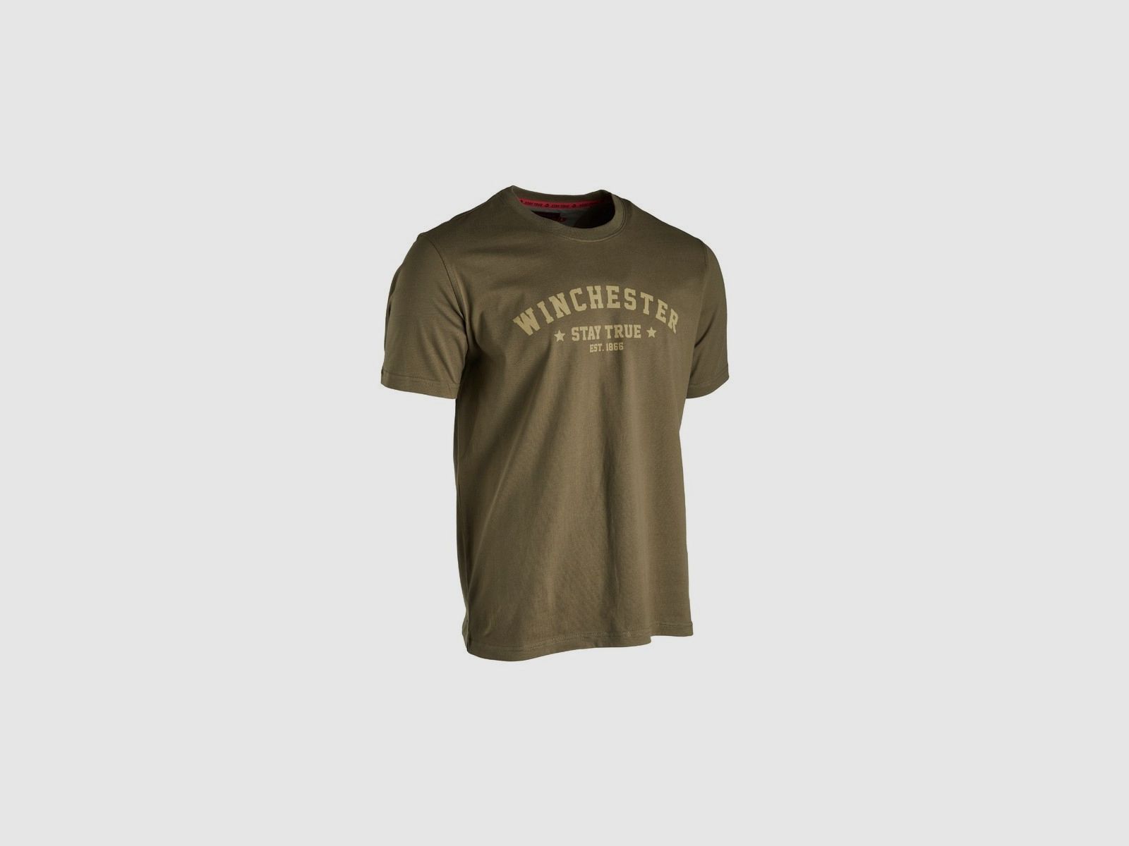 T-shirt, Winchester, Rockdale, olijfgroen, M