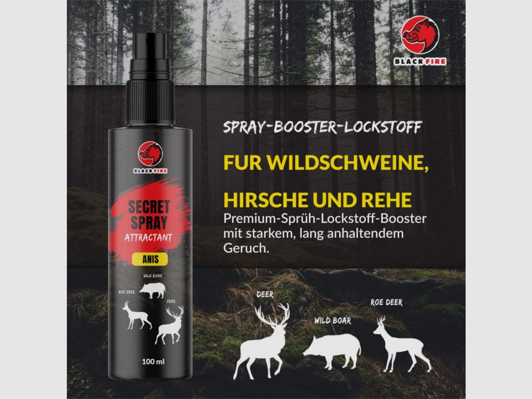 Black Fire Secret Spray 100ml | Anis, Bild 4 von 12
