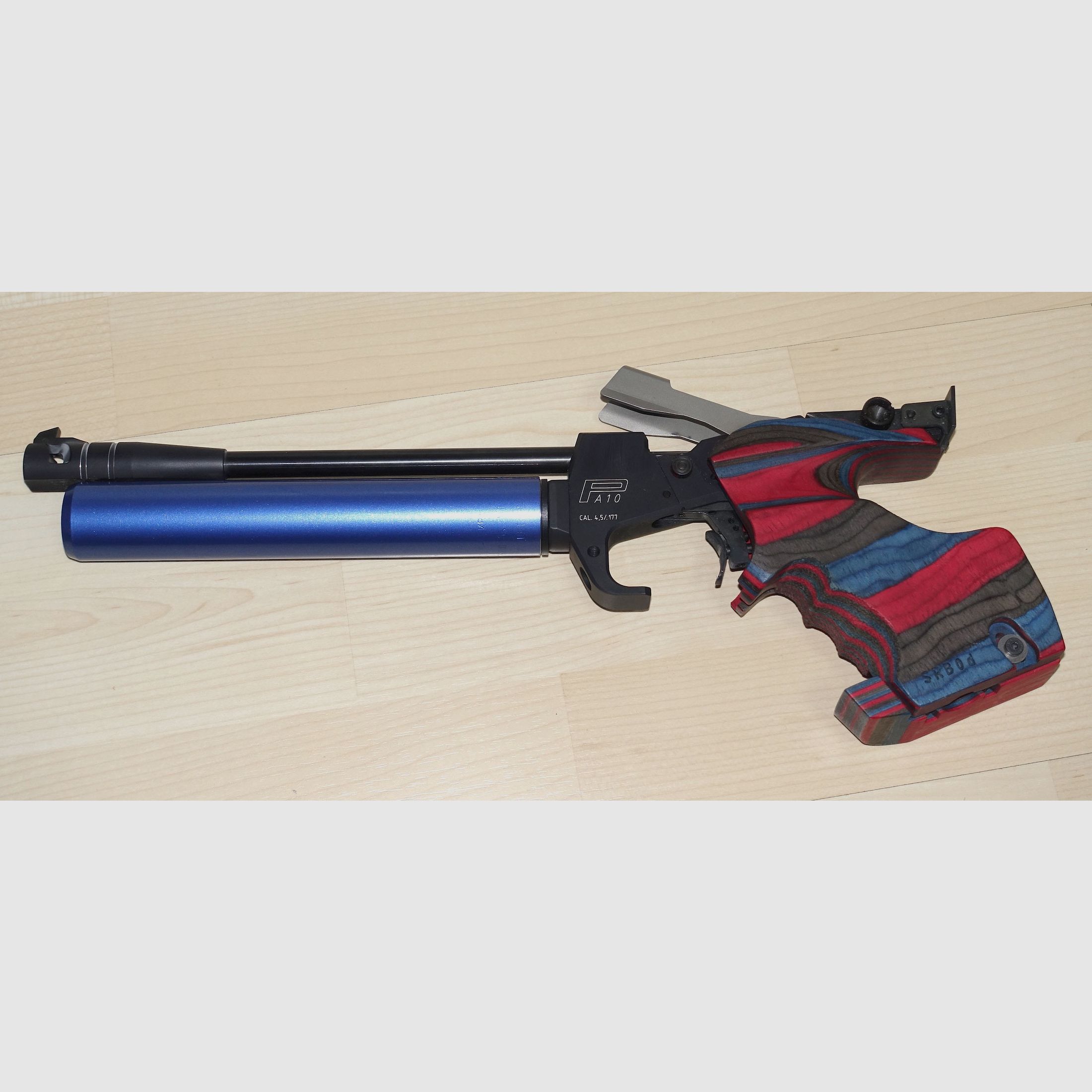 Tesro Pressluft Matchpistole PA10 / Top Zustand mit Zubehör