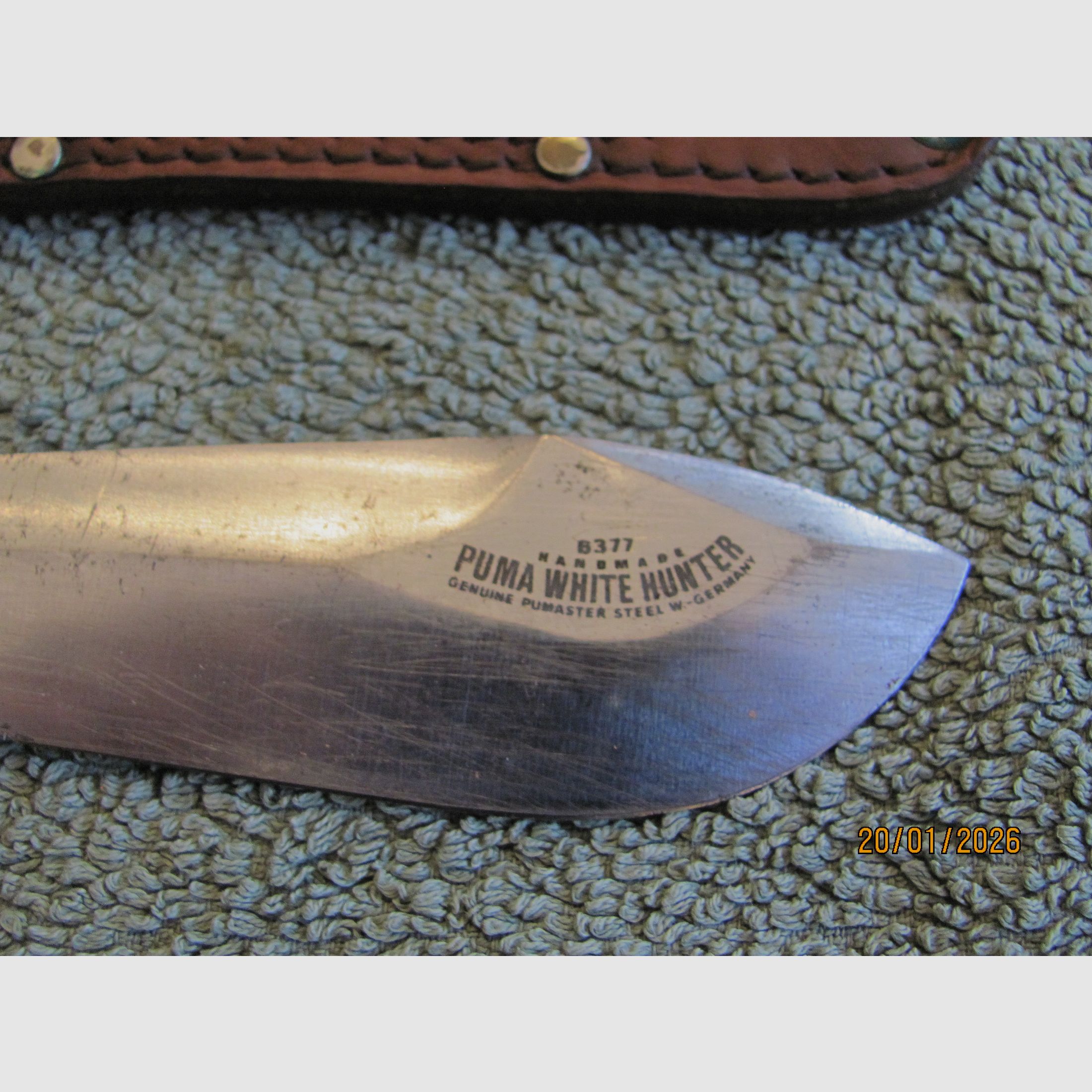 Original Puma White Hunter 6377 - used, without damage