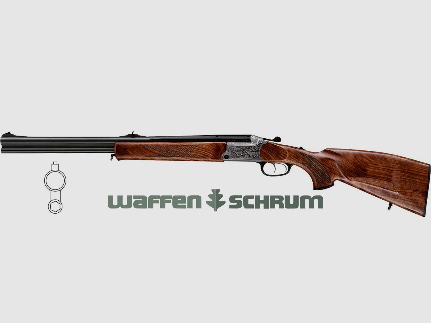 Blaser BBF95 Luxus SHK:4 Incisione: sinistra-Cervo rosso & destra-Cinghiale nero