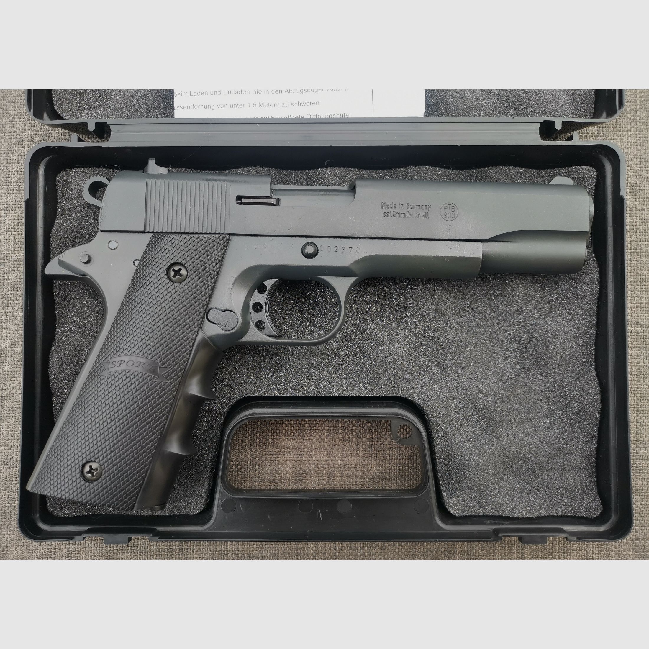 Biete ……ME 1911 Model Sport, black, dark earth, Neu
