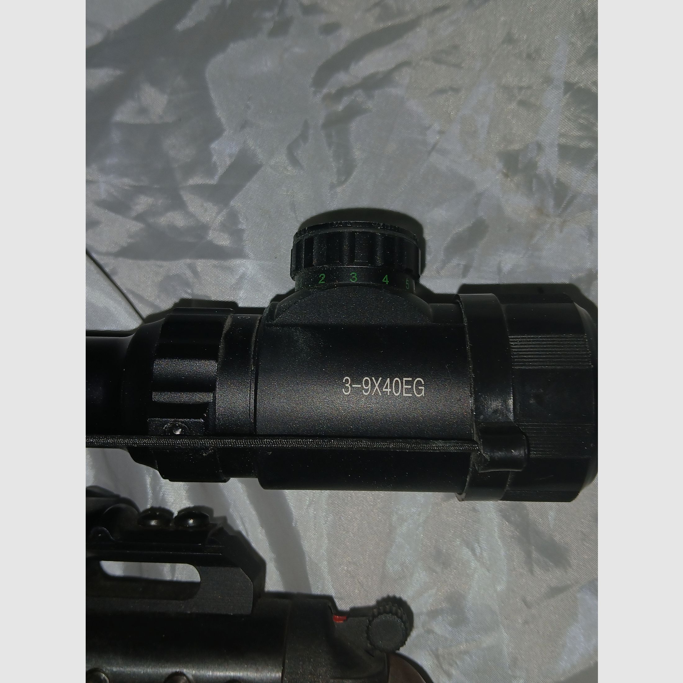 Mercury  Speedfire Luftgewehr inkl. Zielfernrohr 3–9x40 EG  Schalldämpfer ,3 Magazine und Tasche