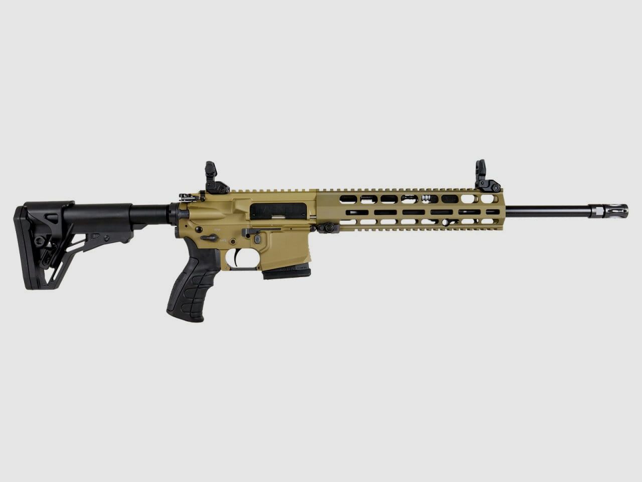 Haenel CR223 Sand Match Gatillo Guardamanos Largo Cal. .223 Rem.