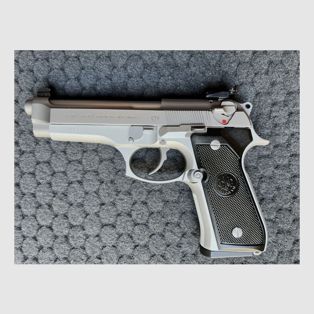Beretta 92FS INOX, stainless, Edelstahl, Kal. 9mm Luger, 9x19mm 9mmLuger, 9x19mm
