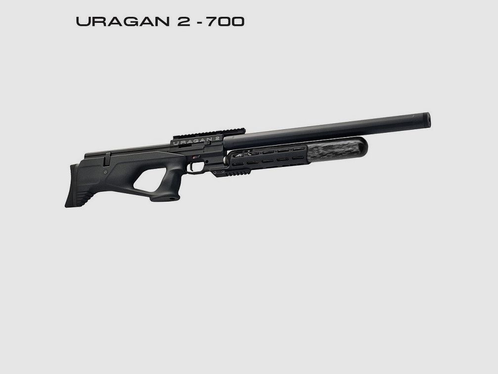 Wiatrówka PCP AIRGUN TECHNOLOGY URAGAN 2 – lufa 700mm., zdjęcie 2 z 3