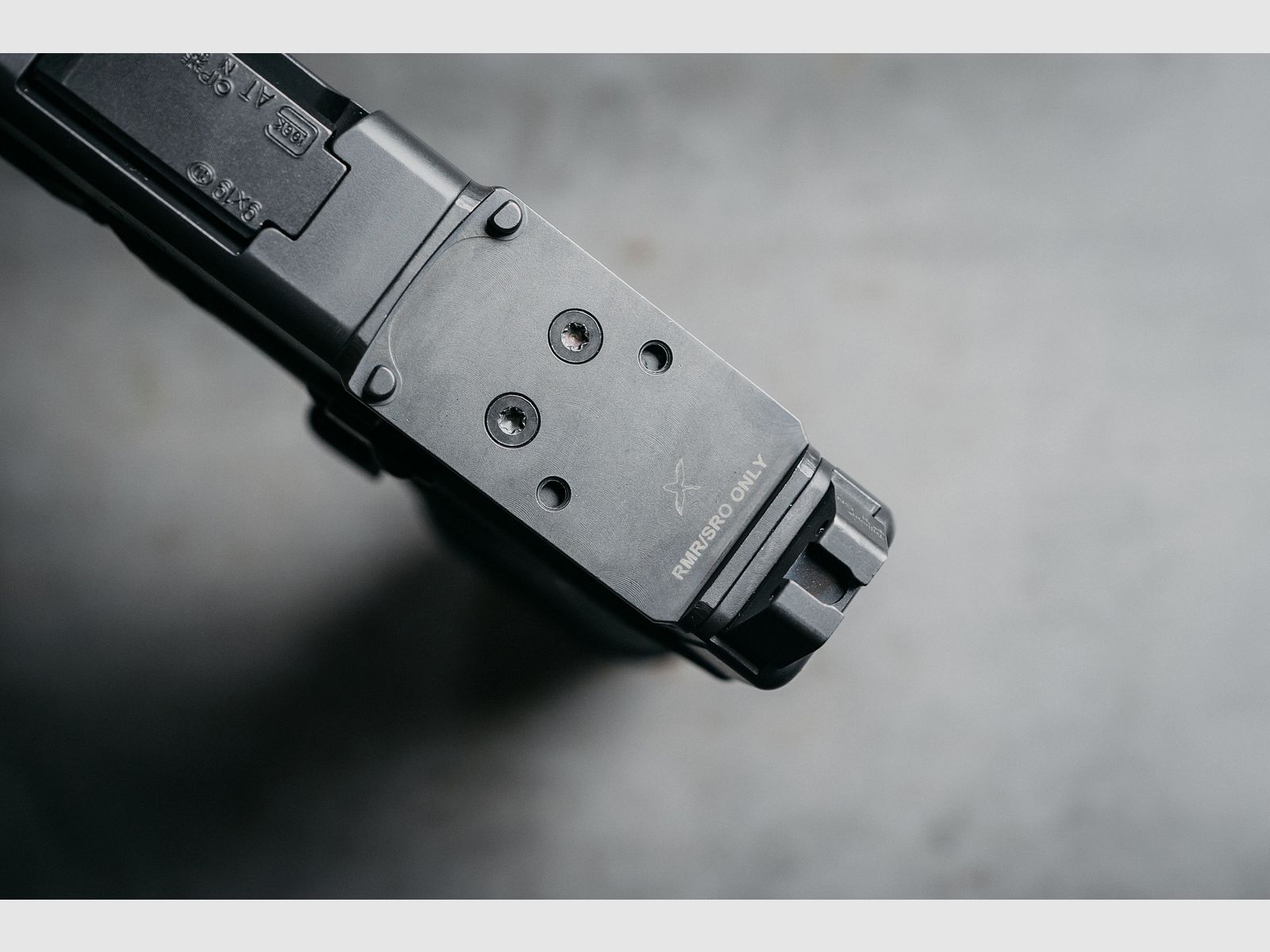 Projektowanie sterowania do przodu Uchwyt celowniczy Trijicon RMR SRO Glock MOS