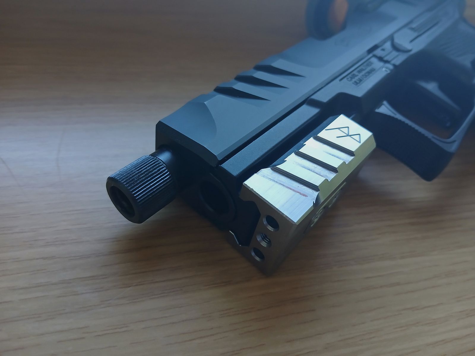 Laufgewicht für Kurzwaffen. Custom.