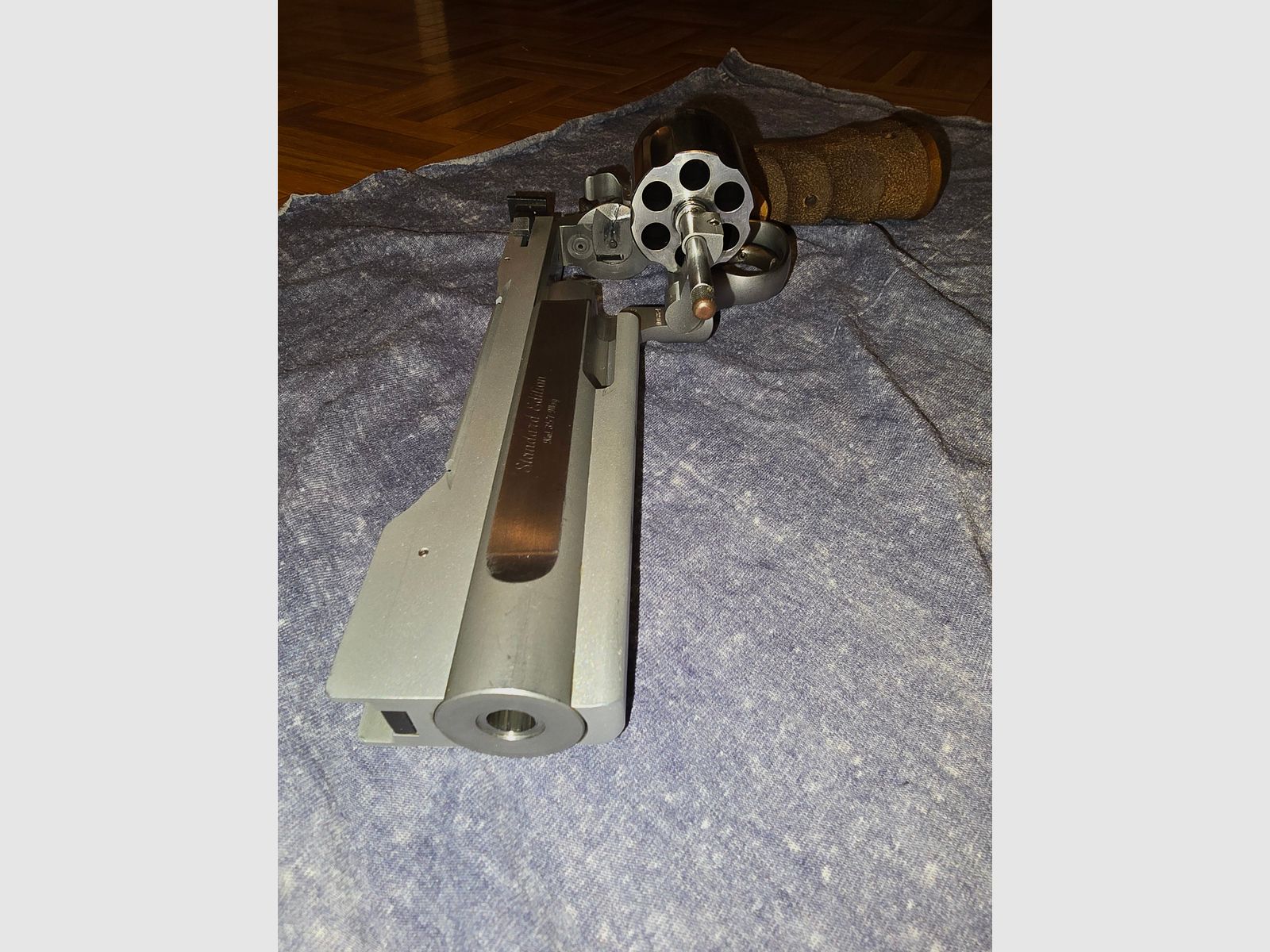 Smith & Wesson 686 mod.4 Target Champion ombouw, 357Mag/38Special 1650€ VHB