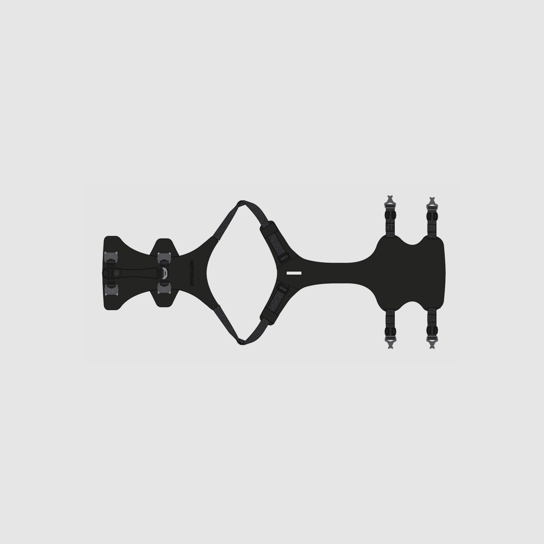 Harnais pour Chien Ruffwear Ridgeline - Obsidian Black, image 1 sur 3