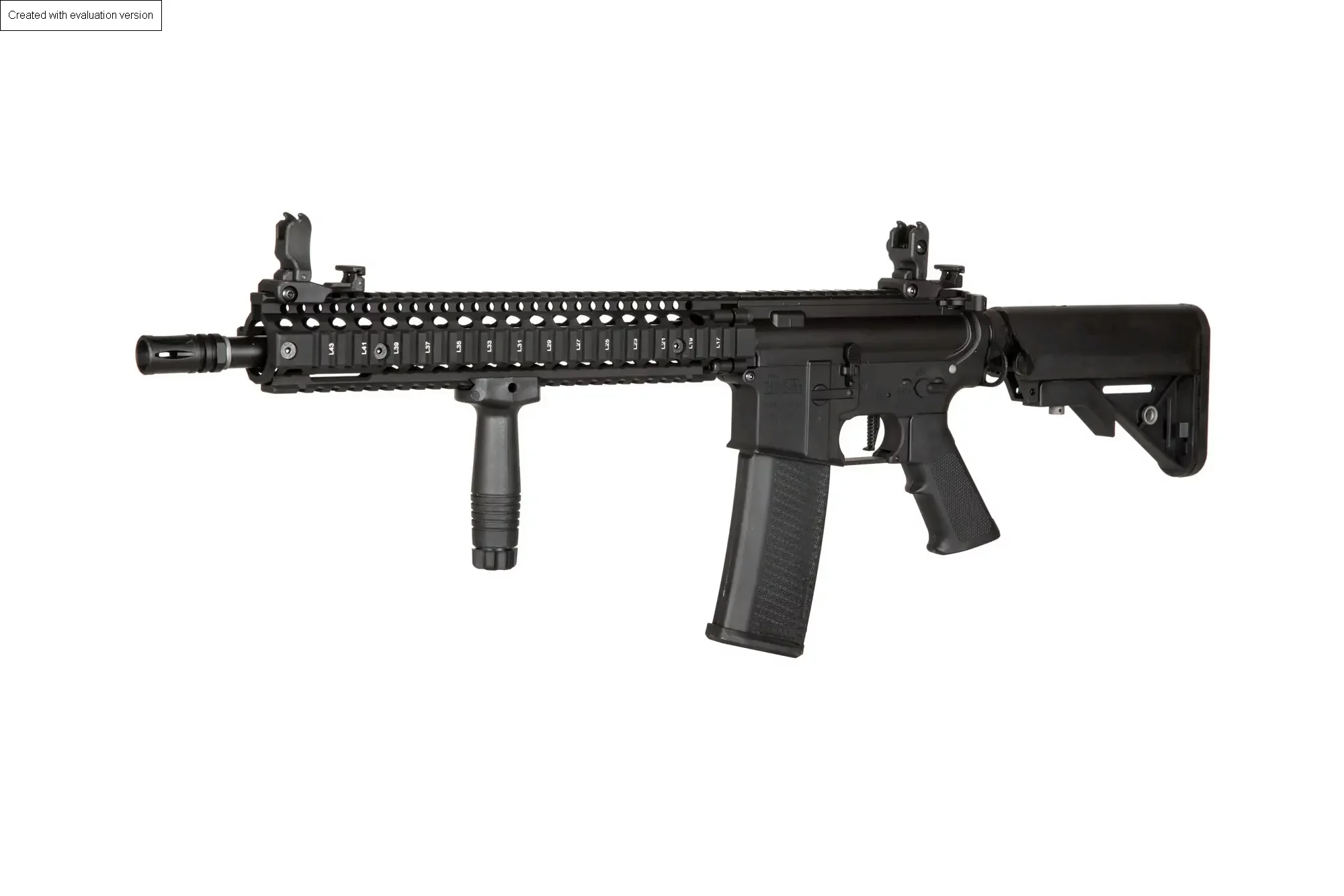 ASG-karabijn Daniel Defense MK18 SA-E26 EDGE 2.0 – Zwart, afbeelding 22 van 36