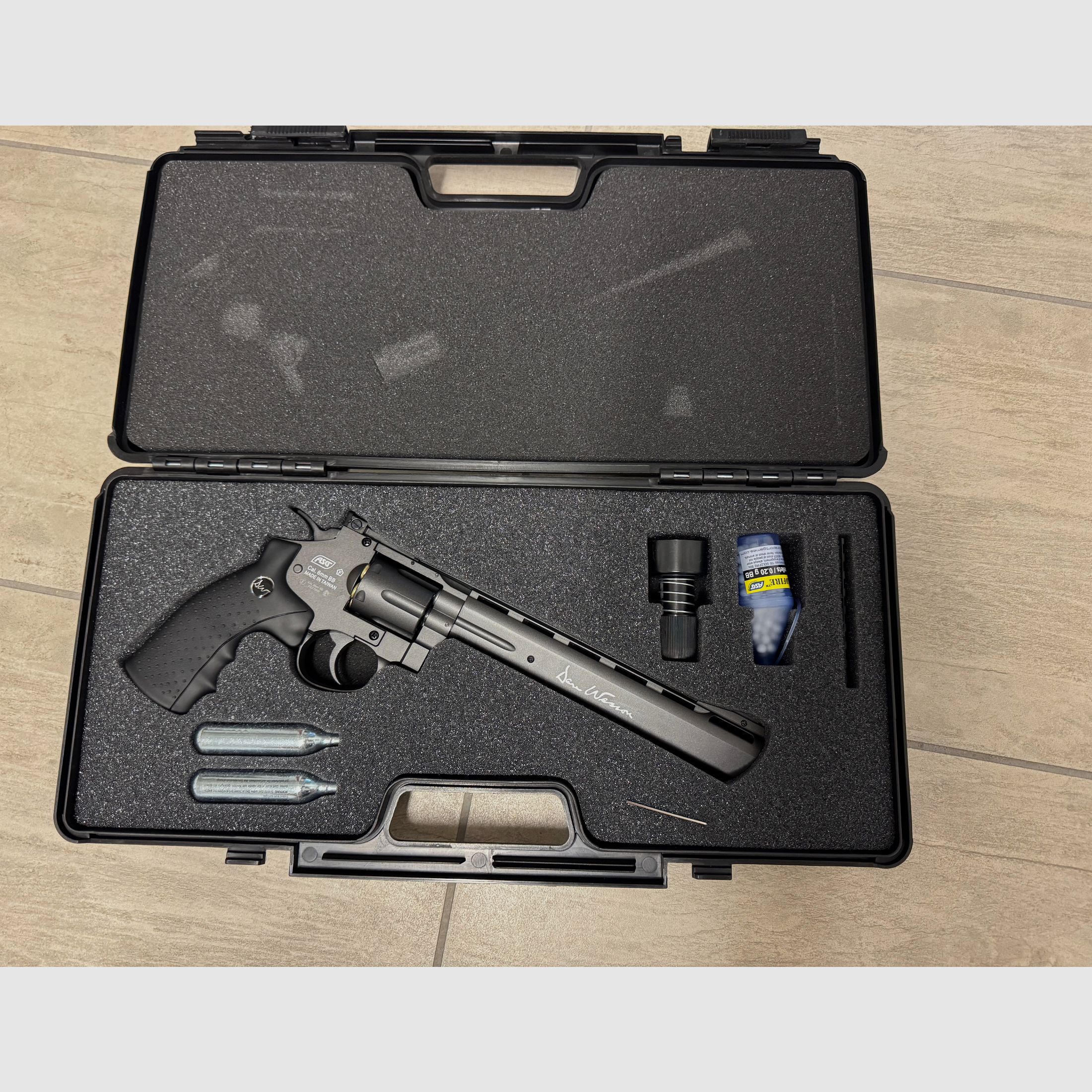 ASG Dan Wesson 8″ CO₂ Revolver – 6 mm BB, schwarz