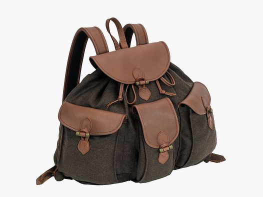 AKAH Loden de Luxe Backpack with Elk Leather 30 L