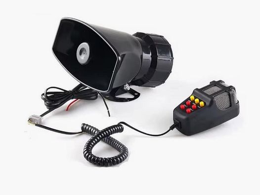 SCHWARZE ELEKTRONISCHE TRÖTE 12V