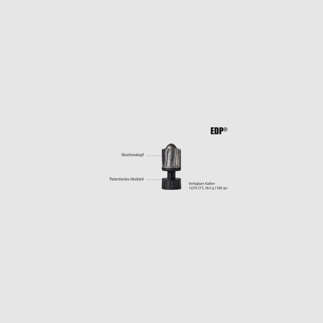 Brenneke – EDP Magnum / Kal.12/76 / 38.0g / 5Stk., Bild 2 von 3