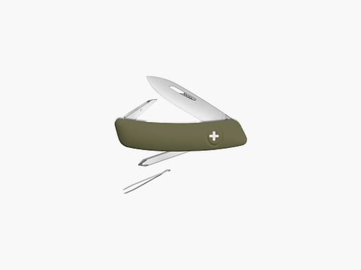 Zwitserse Mes Swiza D02 Olive - ZD02OL