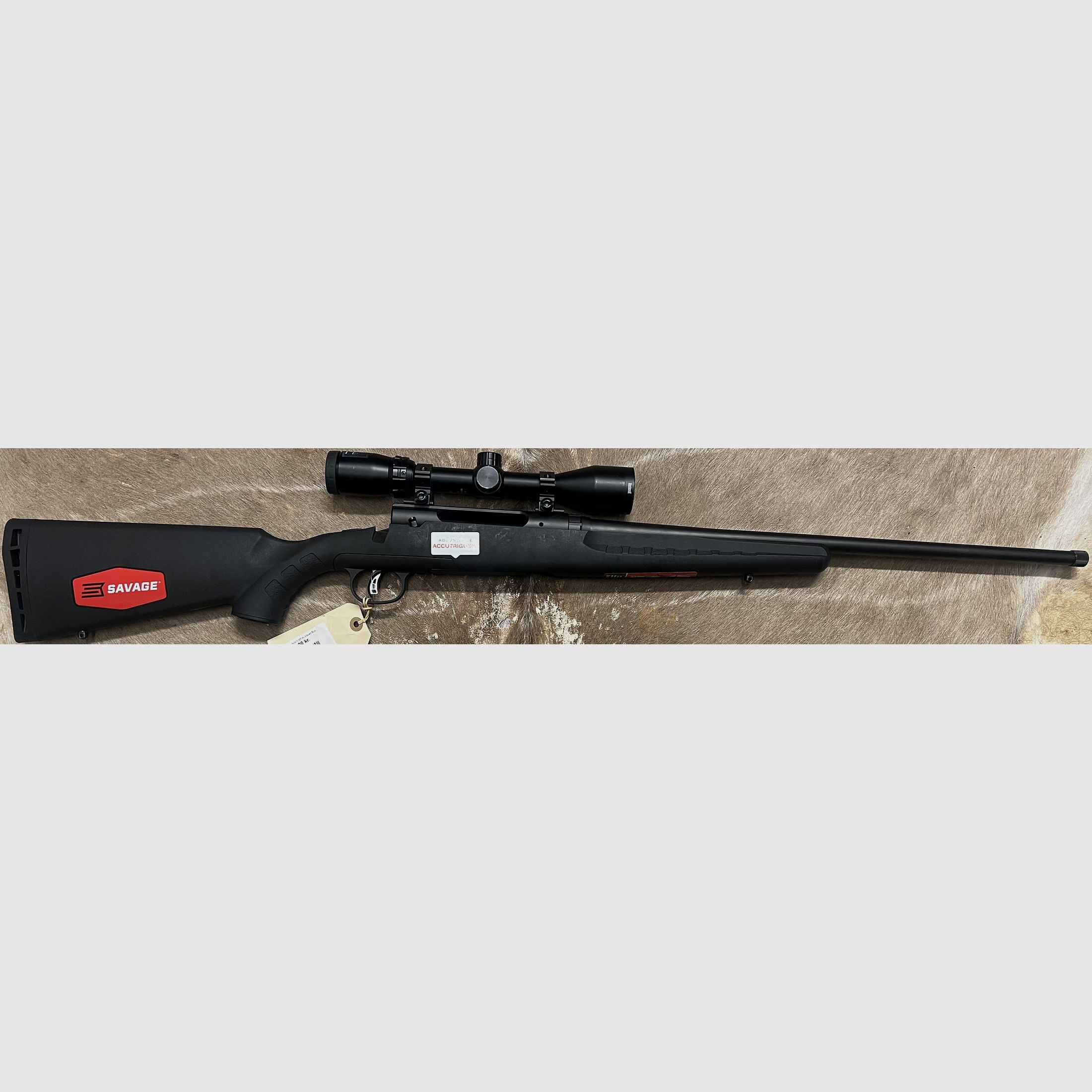 Savage Axis II XP m. kikkert Bushnell 3-9x40 samt gevind 14x1