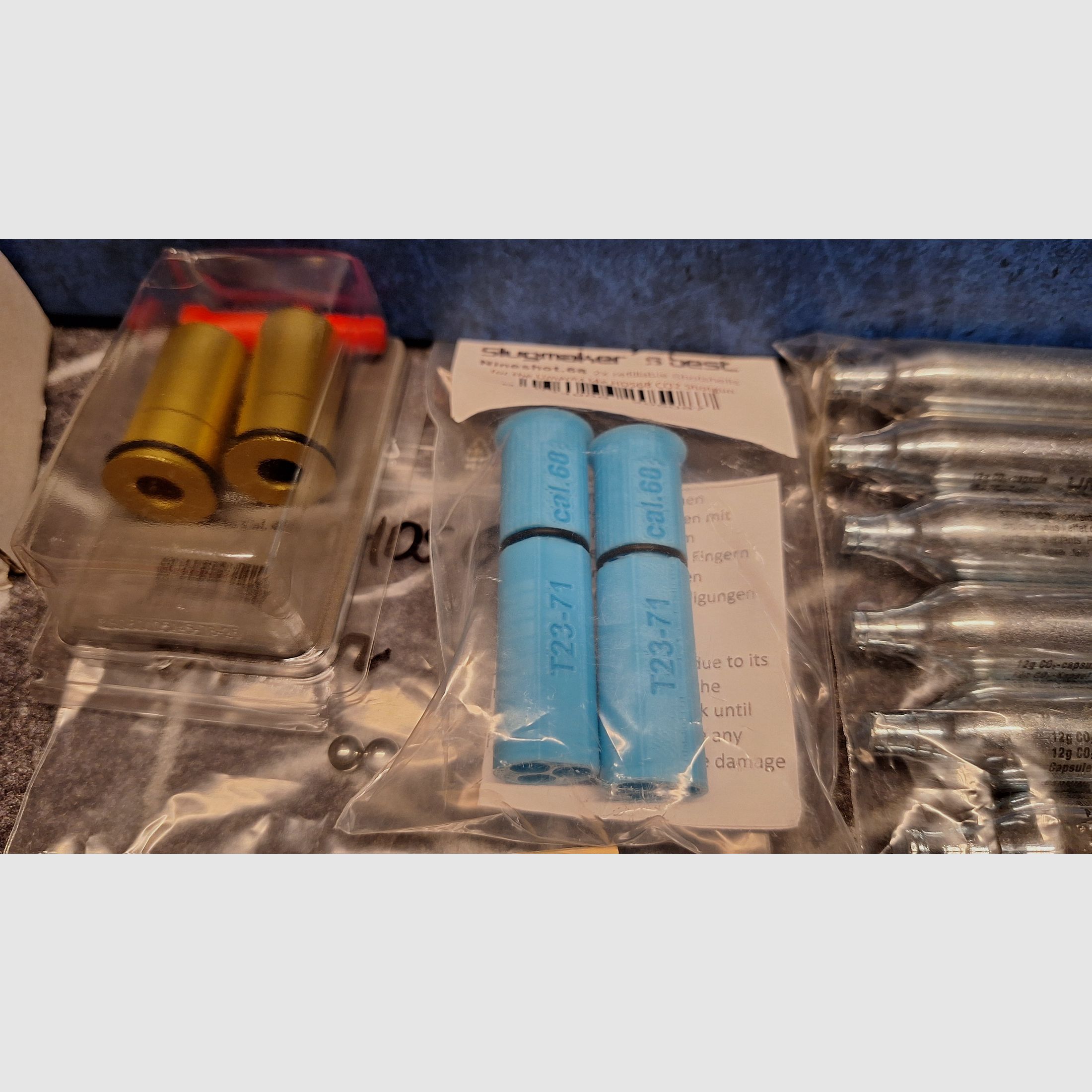 T4E TS 68 / HDS 68 Premium Paket mit Exportventil, Munition, CO2, Schrotshells, Pfeilen u.a. Neu!