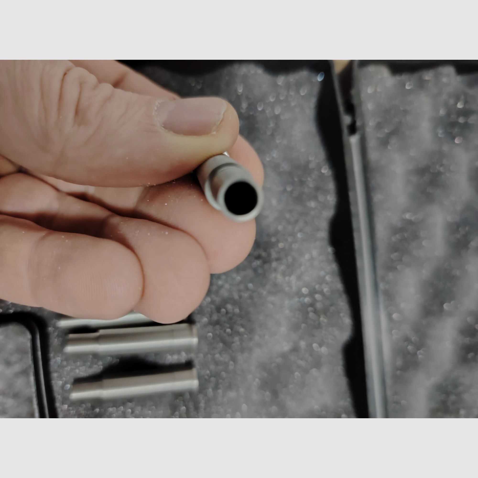 Cuno Melcher ME (Weihrauch) Single Action Army SAA LEP Revolver | 5,5 mm / .22 | incluso set di pezzi di ricambio e 6 bossoli finti in acciaio inossidabile / bossoli da allenamento | NUOVO & OVP