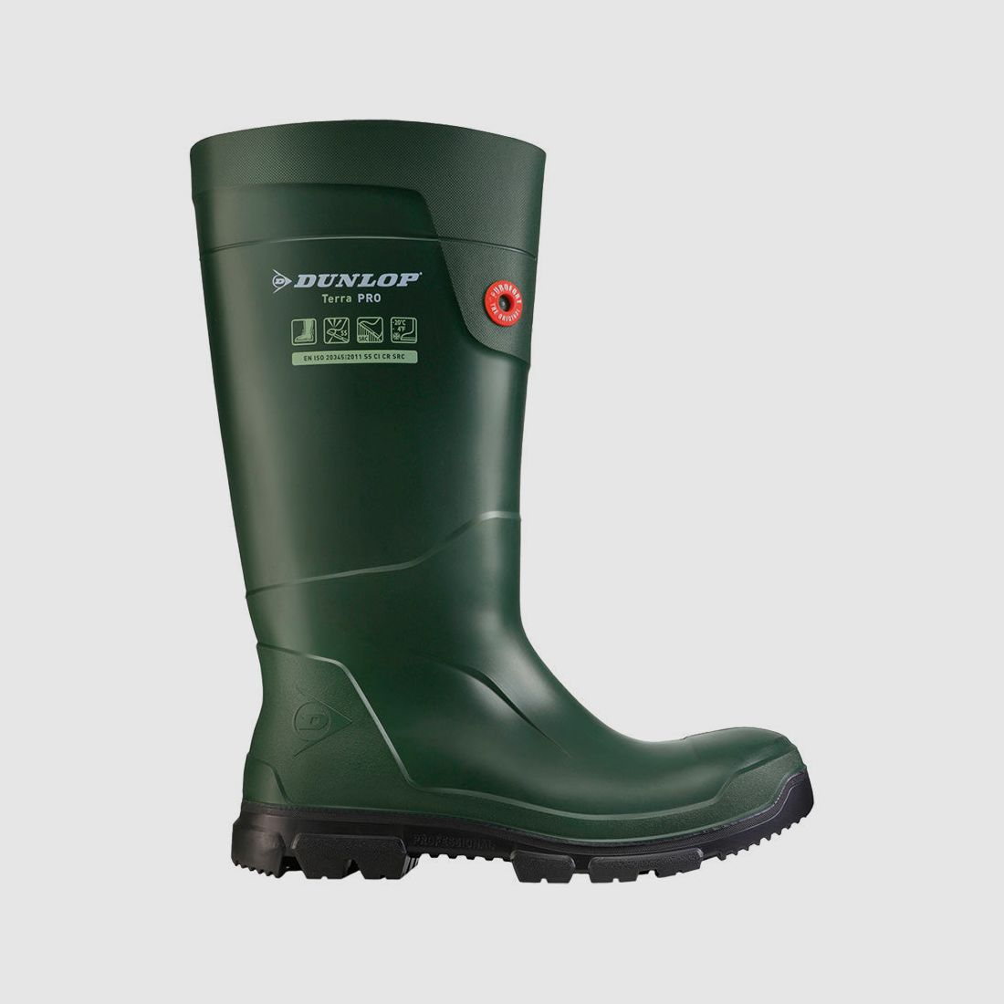 Dunlop TerraPro Gummistiefel grün, Bild 2 von 4
