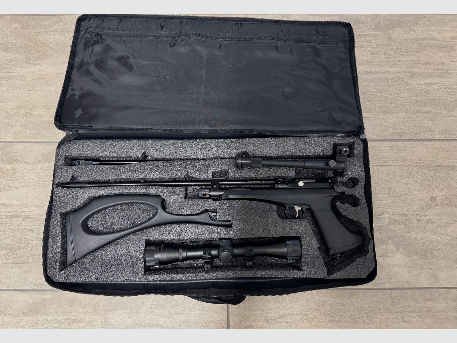 Diana Chaser CO₂ Pistol – 4,5 mm (Ø .177), Single-Shot, mit 11 mm Prismenschiene