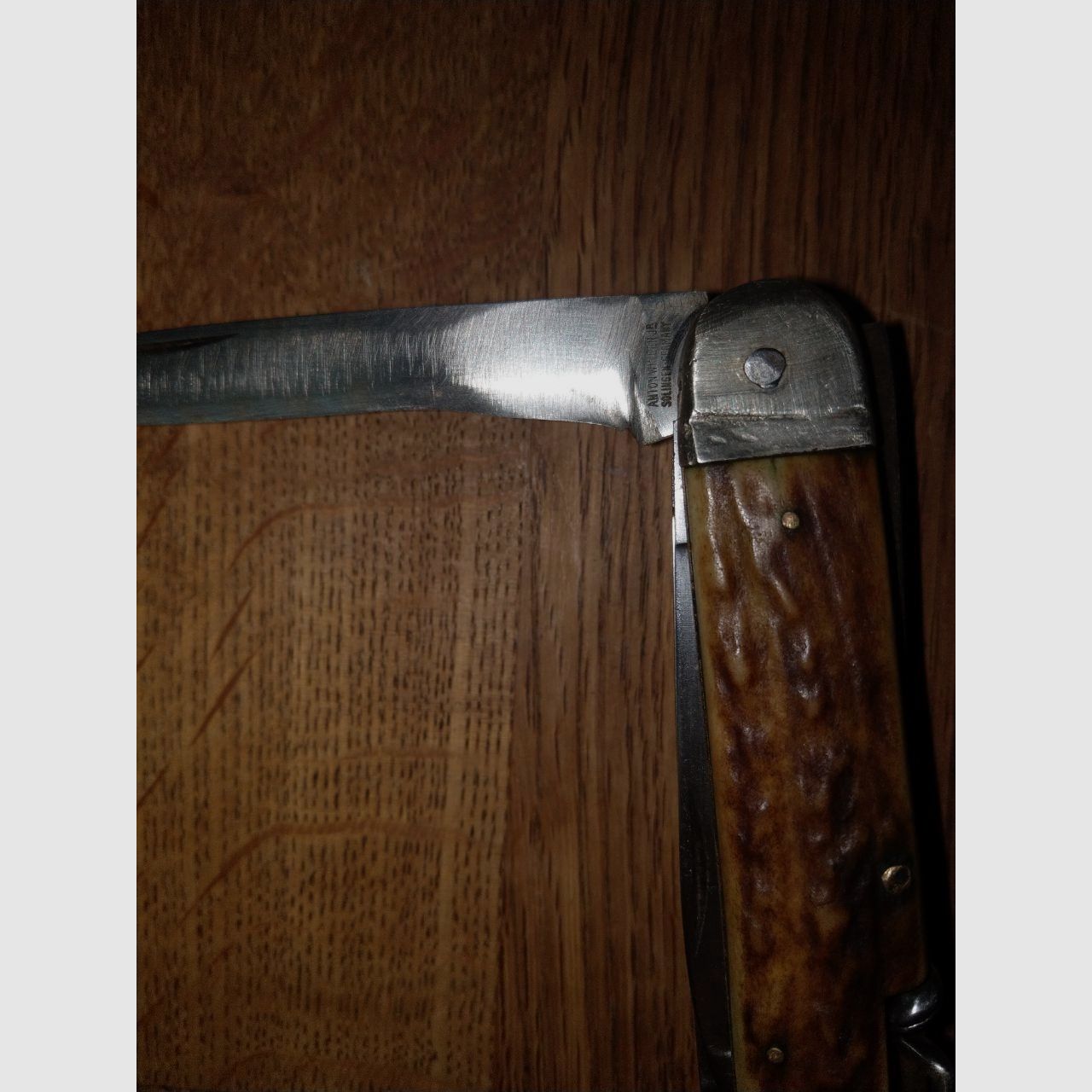 Jagdmesser Hirschhorn von der Firma Anton Winger aus Solingen