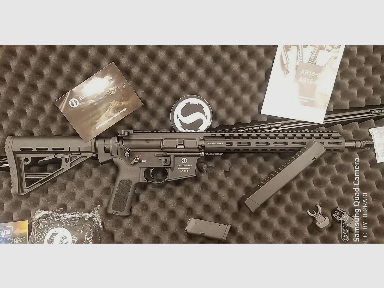 SCHMEISSER M4FL AR15 – 9 CAL. 9X19, immagine 3 di 4