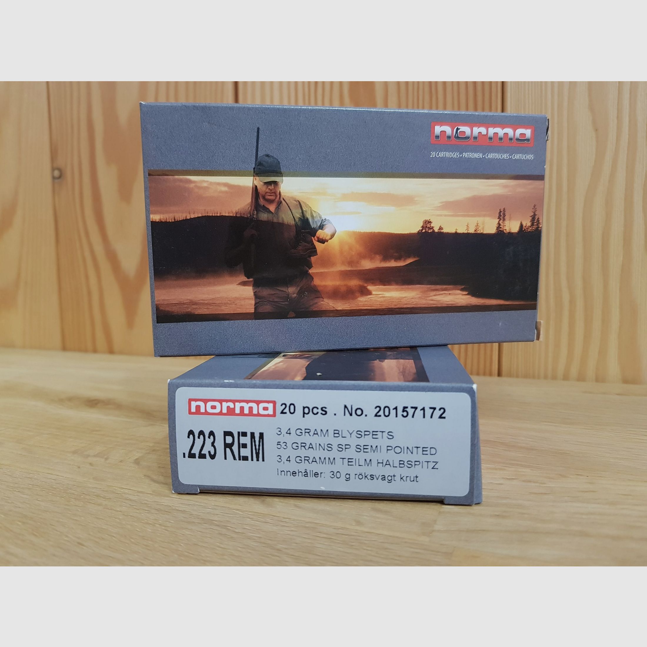 NORMA MUNITION Kal. 223 REM. 53 GR SP