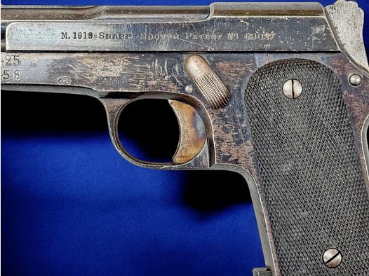 Sammlerpistole Azana y Arrizabalaga Mod. Sharp Shooter M.1919 Kal. 6,35 Browning