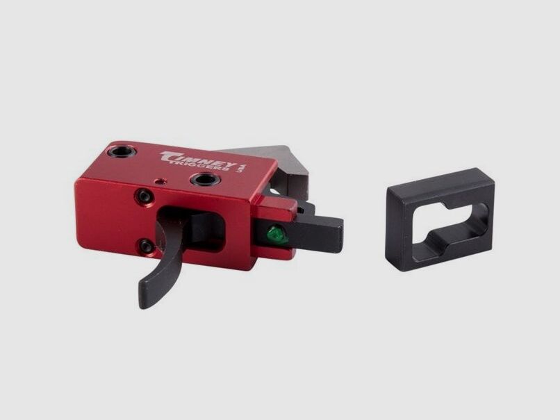 TIMNEY TRIGGERS TIMNEY TRIGGERS 682 AR 9mm PCC Twee Fasen, Gebogen 2lb Set 2lb Ontspanning AR15 / M4 / M16 DropIn Trekker