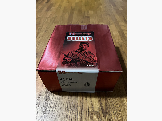 Hornady Geschosse 500 Stück 45 ACP 230 grn FMJ RN