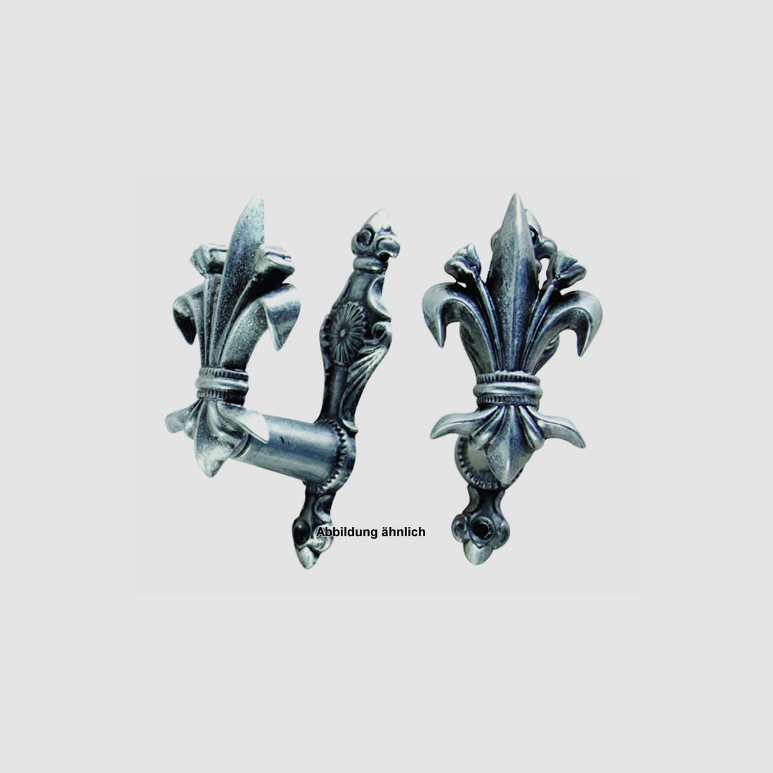 Wandhalter Bourbon-Lilie ausziehb. silber  p. Paar