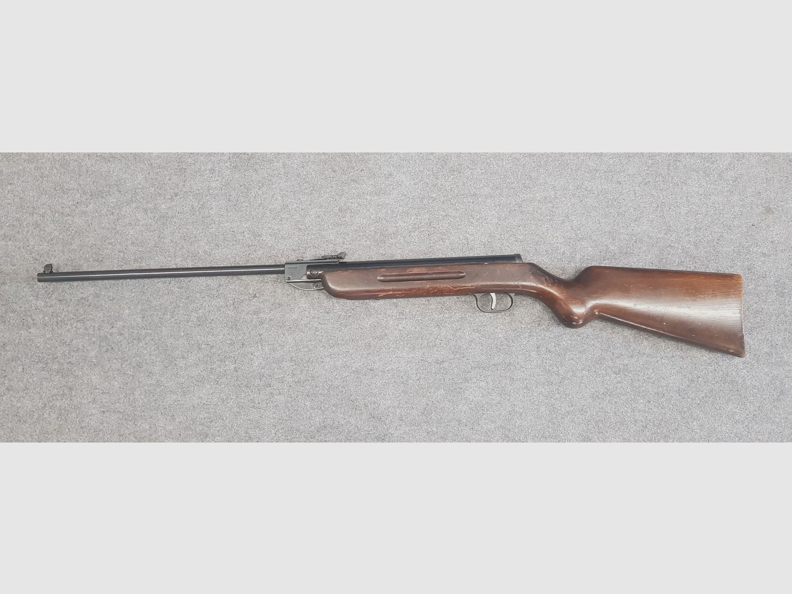 Bardzo stary karabin pneumatyczny Weihrauch HW30 Knicker bez znaku F z lat 50/60-tych kal. 4,5 mm Diabolo