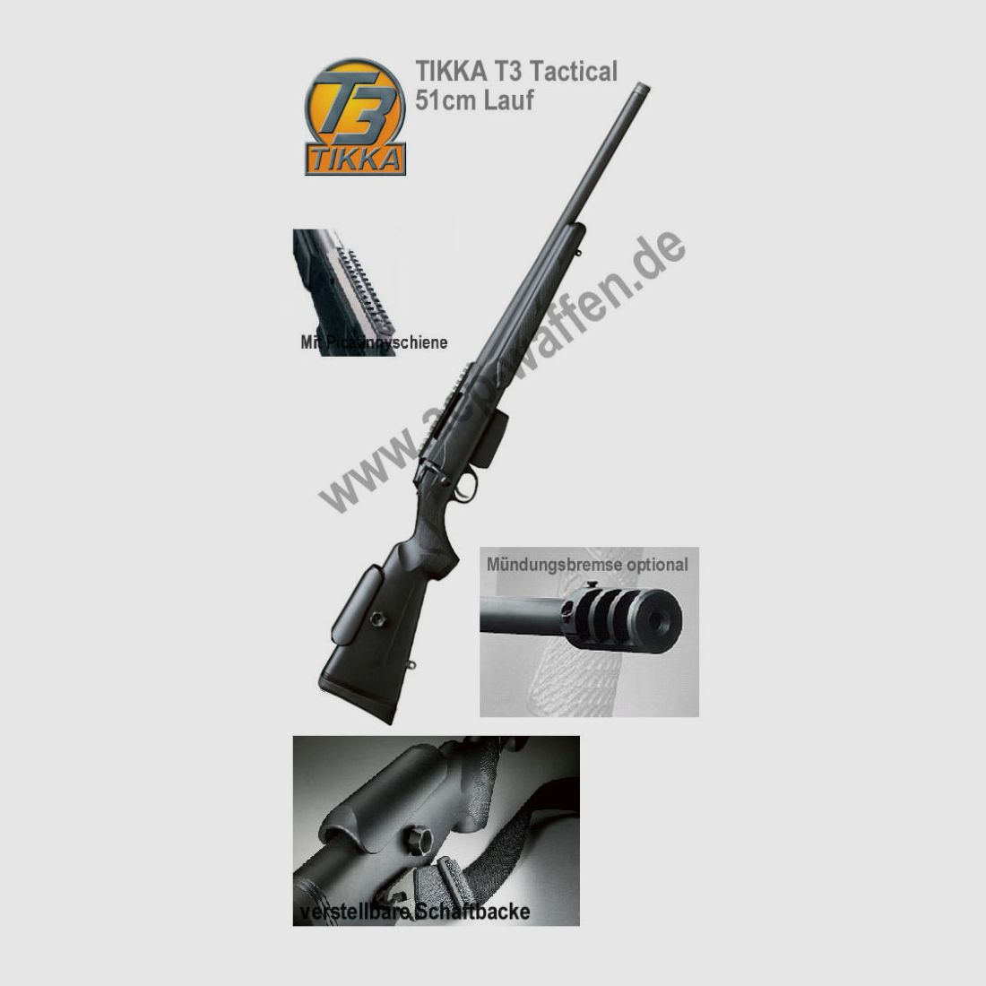 TIKKA T3 Tactical kurz